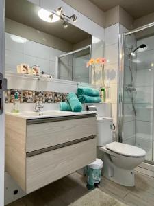 Koupelna v ubytování Apartment ocean view, Las Américas