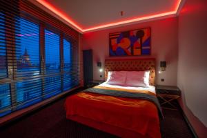 Posteľ alebo postele v izbe v ubytovaní Golden Apartments Centrum