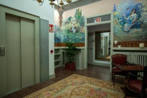 Posezení v ubytování La Villa del Pantano