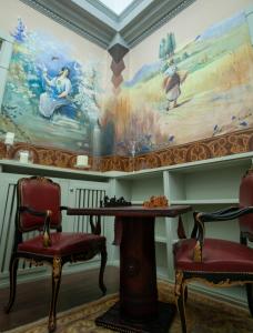 Posezení v ubytování La Villa del Pantano