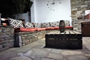 A seating area at katerina's Villa