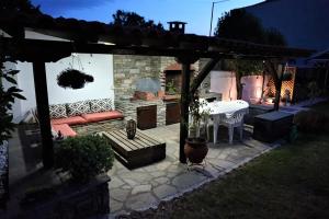 A garden outside katerina's Villa