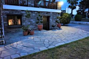 A garden outside katerina's Villa