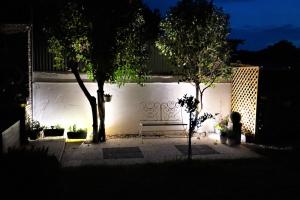 A garden outside katerina's Villa