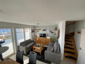 Posezení v ubytování Ferienhaus Captains Hus