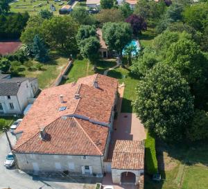 Letecký snímek ubytování Magnifique domaine familial Des Fresneaux