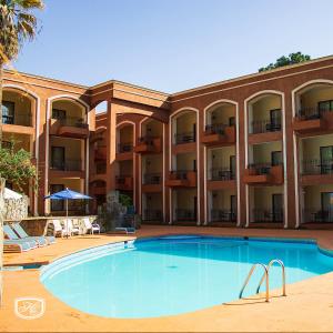 Bazén v ubytování Hotel Hacienda Cola del Caballo nebo v jeho okolí