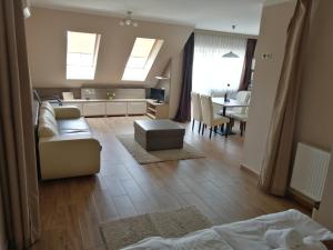 Posezení v ubytování Zafírgyöngy Apartmanok