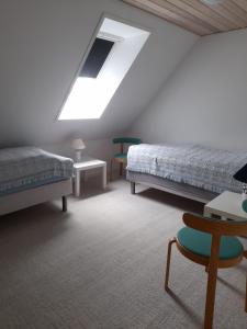 Postel nebo postele na pokoji v ubytování KLAUSIEVEJ B&B