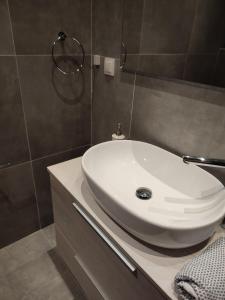 Koupelna v ubytování Saint Nicholas Hotel