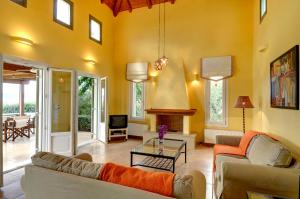 Posezení v ubytování Ioli's Villas