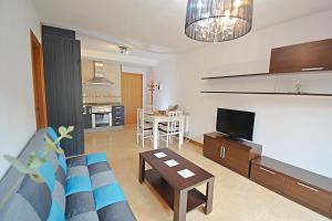 Kuchnia lub aneks kuchenny w obiekcie Apartamento con piscina próximo a Sanxenxo
