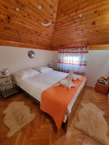 Posteľ alebo postele v izbe v ubytovaní Apartment Bella Sanja + 37 fotografií