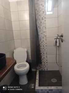 A bathroom at Almyriki studio