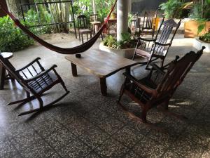Patio nebo venkovní prostory v ubytování Pura Vida Hostel