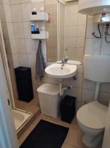 A bathroom at Reni Apartman