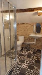 Koupelna v ubytování NATURA SERENA Gîte IRIS
