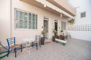Balkón alebo terasa v ubytovaní Jaana & Akis Holiday Home 1&2, Haraki