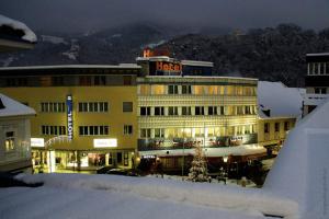 Hotel Hecher ในช่วงฤดูหนาว