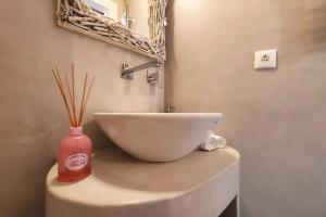Koupelna v ubytování Amarienitas Suites