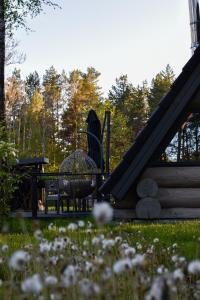 Zahrada ubytování Nordicstay Noarootsi Saunahouse
