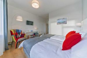 Ένα ή περισσότερα κρεβάτια σε δωμάτιο στο Hotel Selja +31 φωτογραφίες