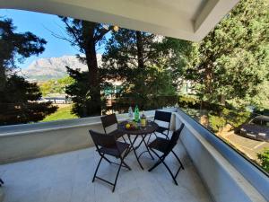 Balkón alebo terasa v ubytovaní Apartman Lea Makarska