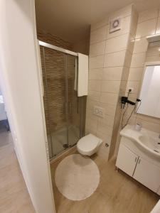 Kúpeľňa v ubytovaní Apartman Lea Makarska + 21 fotografií