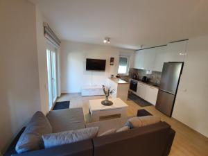 Kuchyň nebo kuchyňský kout v ubytování Apartman Lea Makarska