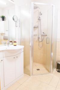 Kúpeľňa v ubytovaní AL-DOM apartamenty Apartament Olymp 302