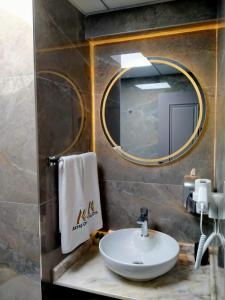 Koupelna v ubytování Aktas Hotel