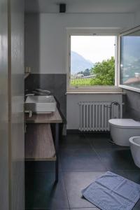 Ванная комната в Ferienwohungen Gamper