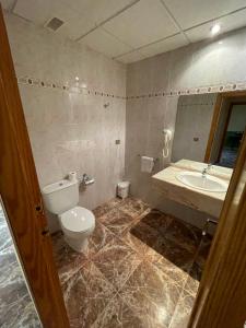Koupelna v ubytování Hostal Rosaleda