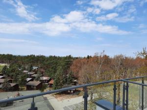 a view from the balcony of a resort at Nadmorski Bursztyn in Rowy