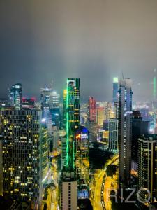Nespecifikovaný výhled na destinaci Kuala Lumpur nebo výhled na město při pohledu z apartmánu