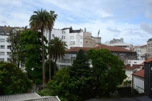 Výhľad na mesto Pontevedra alebo výhľad na mesto priamo z apartmánu