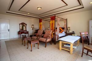Posezení v ubytování Meraki Holistic Wellness Retreat