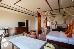 Postel nebo postele na pokoji v ubytování Meraki Holistic Wellness Retreat