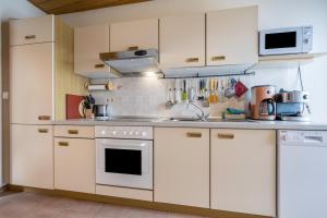 Η κουζίνα ή μικρή κουζίνα στο Apartment Himmelreich