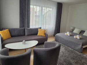 Posezení v ubytování Apartman centrum v súkromí Reštaurácia U Jakuba