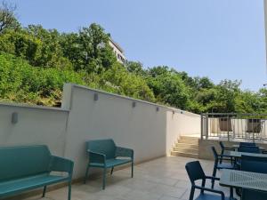 Balkón nebo terasa v ubytování Garni Hotel Larimar