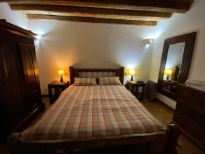 Katil atau katil-katil dalam bilik di Agriturismo Bassara Le Capanne