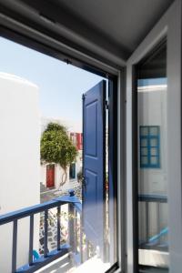 Balkón nebo terasa v ubytování Ryous Mykonos