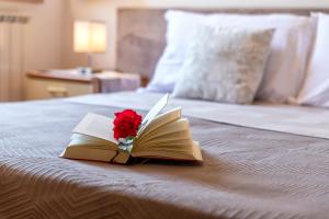 Letto o letti in una camera di Villa Grazia