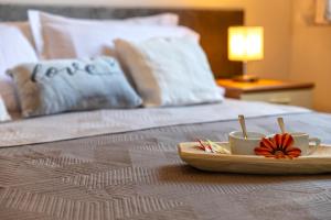 Letto o letti in una camera di Villa Grazia