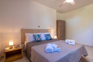 Letto o letti in una camera di Villa Grazia