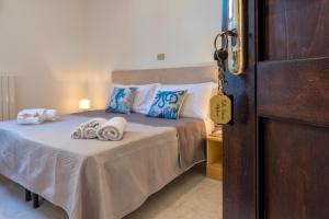 Letto o letti in una camera di Villa Grazia