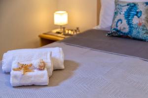 Letto o letti in una camera di Villa Grazia