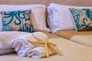 Letto o letti in una camera di Villa Grazia