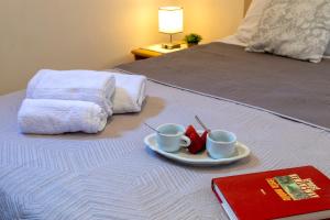 Letto o letti in una camera di Villa Grazia
